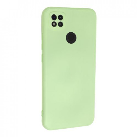 Bodycell Square Liquid Silicon Case Xiaomi Redmi 9C Light Green