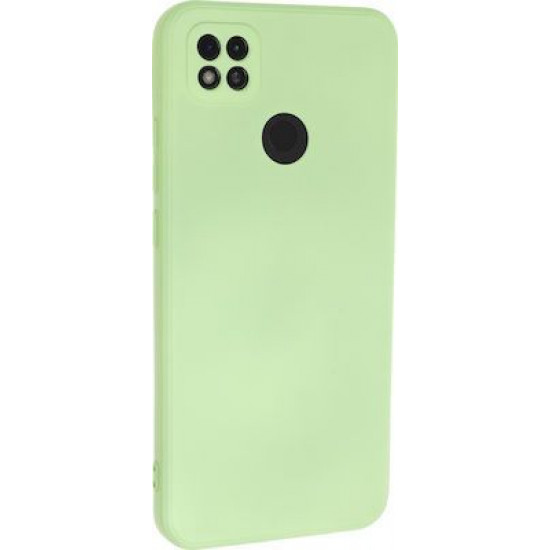 Bodycell Square Liquid Silicon Case Xiaomi Redmi 9C Light Green