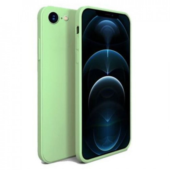 Bodycell Square Liquid Silicon Case iPhone 6/6s Light Green