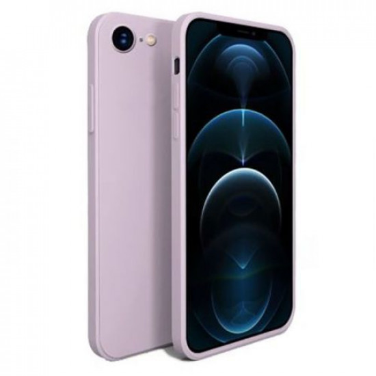 Bodycell Square Liquid Silicon Case iPhone 6/6s Light Violet