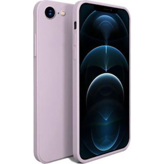 Bodycell Square Liquid Silicon Case iPhone 6/6s Light Violet
