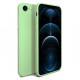 Bodycell Square Liquid Silicon Case iPhone 6/6s Plus Light Green