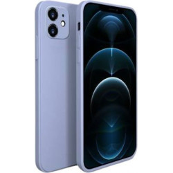 Bodycell Square Liquid Silicon Case iPhone 12 mini Light Blue