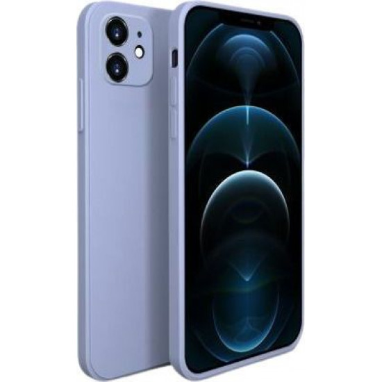 Bodycell Square Liquid Silicon Case iPhone 12 mini Light Blue