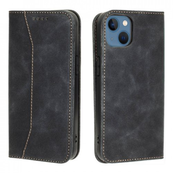 Bodycell Book Case Pu Leather iPhone 13 Mini Black