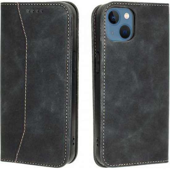 Bodycell Book Case Pu Leather iPhone 13 Mini Black