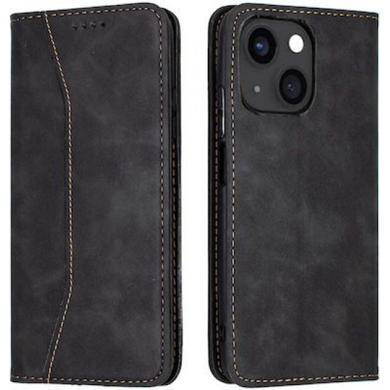 Bodycell Book Case Pu Leather iPhone 13 Mini Black