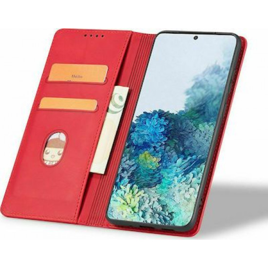 Bodycell Book Case Pu Leather iPhone 13 Pro  Red