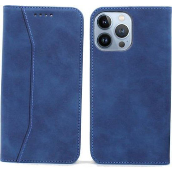 Bodycell Book Case Pu Leather iPhone 13 Pro Max Blue