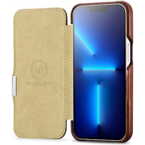 iCarer RIX 1307 iPhone 13 Pro Metal Clip Brown
