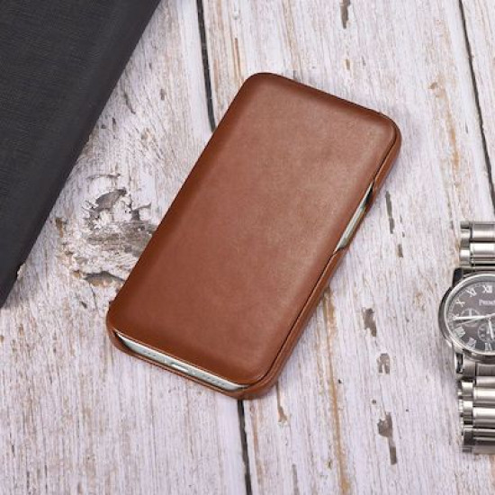 iCarer RIX 1303 iPhone 13 Pro Curved Edge Brown