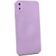 Bodycell Square Liquid Silicon Case iPhone XS MAX Light Violet