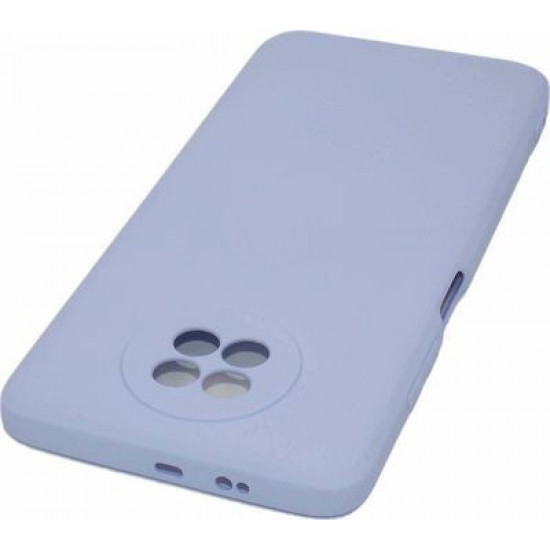 Bodycell Square Liquid Silicon Case Xiaomi Note 9T/Note 9 5G Light Blue