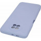 Bodycell Square Liquid Silicon Case Xiaomi Note 9T/Note 9 5G Light Blue