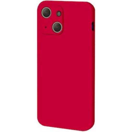 Bodycell Square Liquid Silicon Case iPhone 13  Red