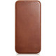 iCarer AKI 14220706 iPhone 14 Pro Curved Edge Leather Folio Brown