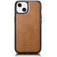 iCarer WMI14220717 iPhone 14 Genuine Leather TPU Back Cover Light Brown