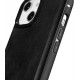 iCarer WMI14220719 iPhone 14 Plus Genuine Leather TPU Back Cover Black