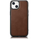 iCarer WMI14220719 iPhone 14 Plus Genuine Leather TPU Back Cover Dark Brown