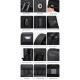Bodycell Gold Plated Silicon Xiaomi Redmi 10 Black