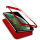 360 Full Cover & Temp.Glass iPhone 12/12 Pro  Red