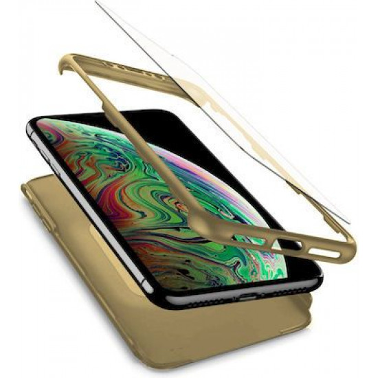 360 Full Cover & Temp.Glass Samsung M21/M31 Gold