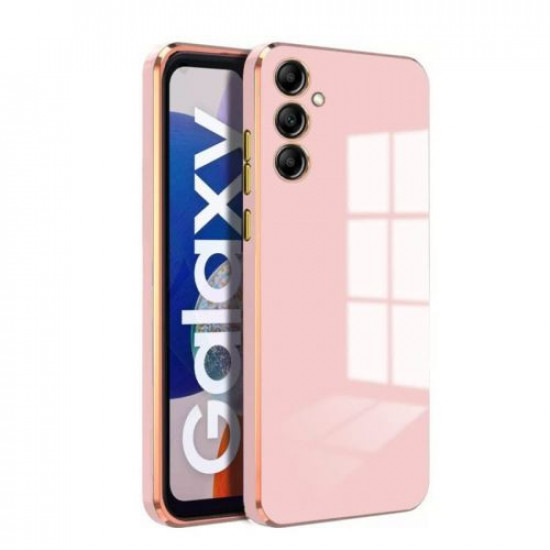 Bodycell Gold Plated Silicon Samsung A34 5G Pink