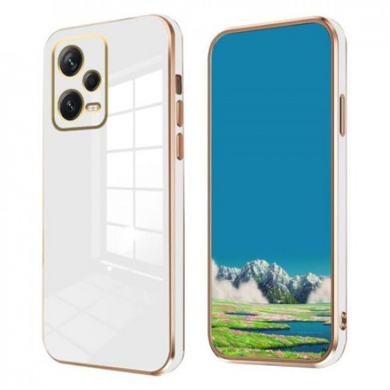 Bodycell Gold Plated Silicon Xiaomi Note 12 Pro Plus 5G White