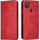 Bodycell Book Case Pu Leather Xiaomi Redmi 9C/9C NFC Red