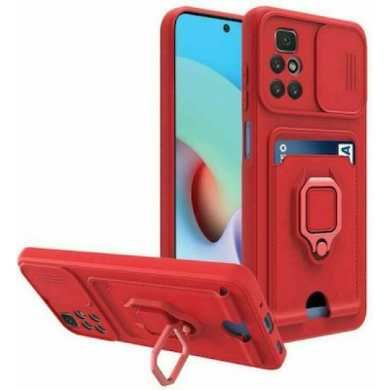 Bodycell Multifunction Case Με Κορδονι Xiaomi Note 12 4G Red