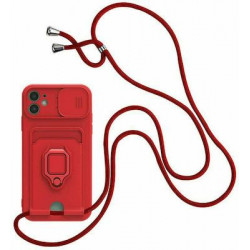 Bodycell Multifunction Case Με Κορδονι Xiaomi Note 12 4G Red