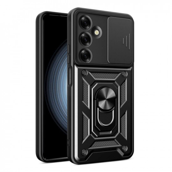 Bodycell Armor Slide Cover Case Samsung S24 FE Black