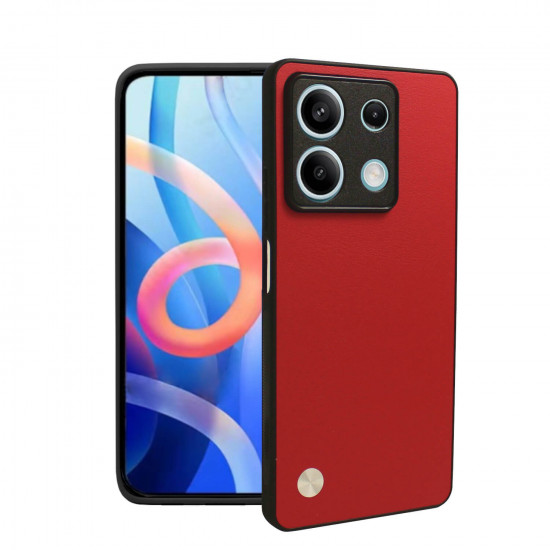Bodycell Vegan Cover Xiaomi Note 13 Pro 5G/Poco X6 5G Red